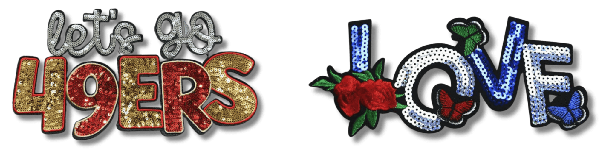 Custom Sequin Patches